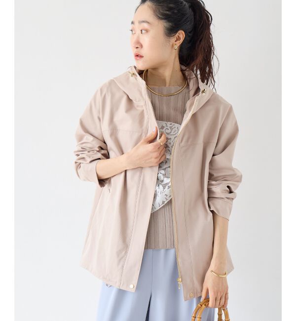  「ツイルストレッチフードブルゾン」|ブルゾン・スタジャン|