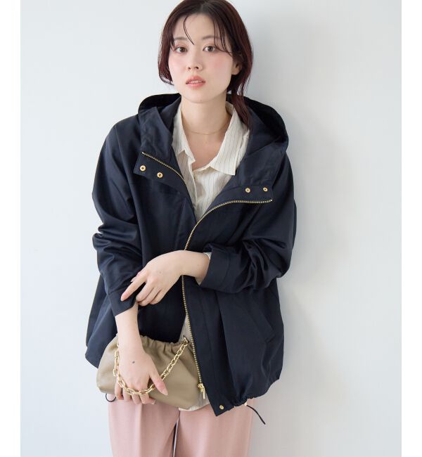  「ツイルストレッチフードブルゾン」|ブルゾン・スタジャン|