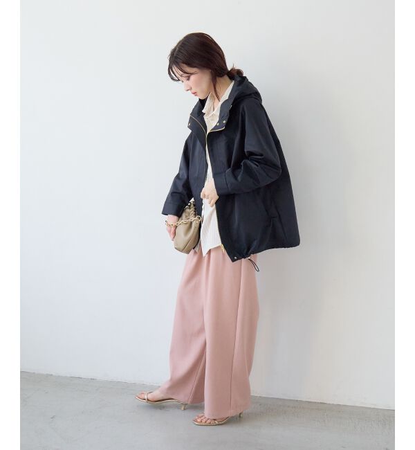  「ツイルストレッチフードブルゾン」|ブルゾン・スタジャン|