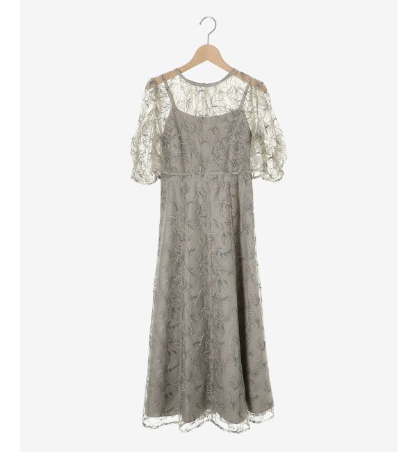  「フラワーエンブロイダリーセットドレス」|ドレス|