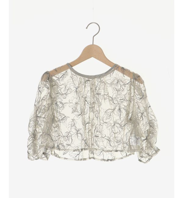  「フラワーエンブロイダリーセットドレス」|ドレス|