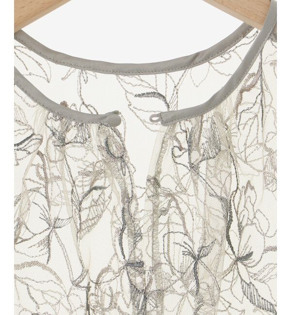  「フラワーエンブロイダリーセットドレス」|ドレス|