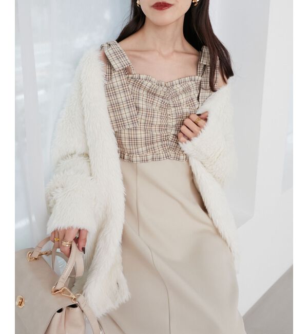  「2way肩リボンドッキングワンピ」|ワンピース|