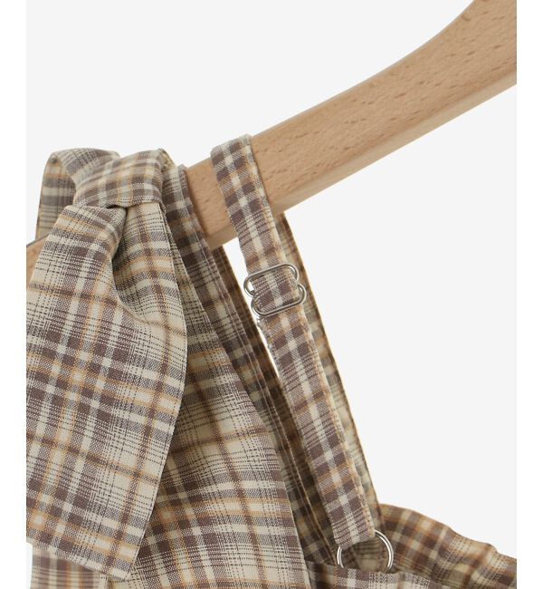  「2way肩リボンドッキングワンピ」|ワンピース|