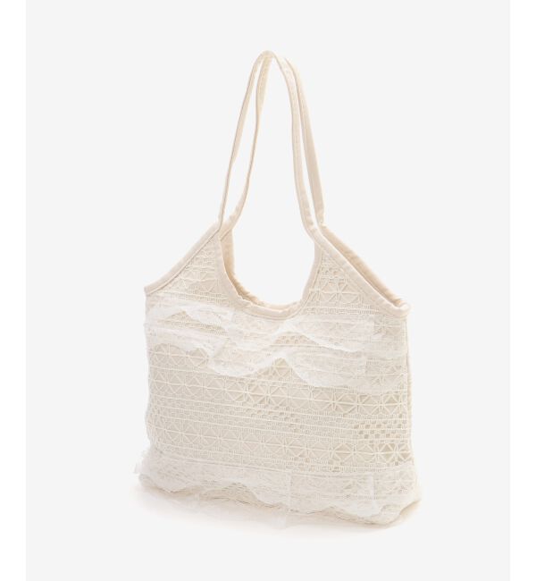  「レースフリルバッグ」|トートバッグ|