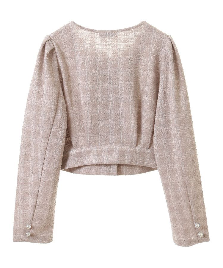 earth music&ecology「カットツイードショートジャケット」|テーラードジャケット|