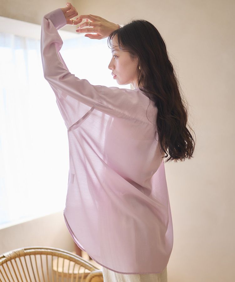 earth music&ecology「シアーシャツ」|シャツ・ブラウス|