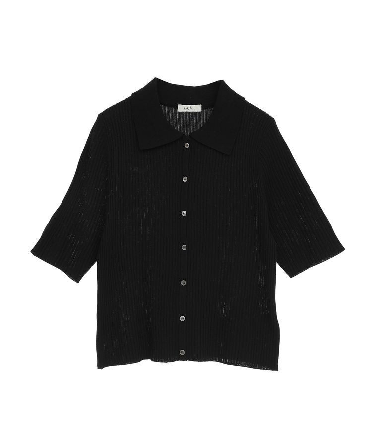 earth music&ecology「リブニットカーディガン」|カーディガン|