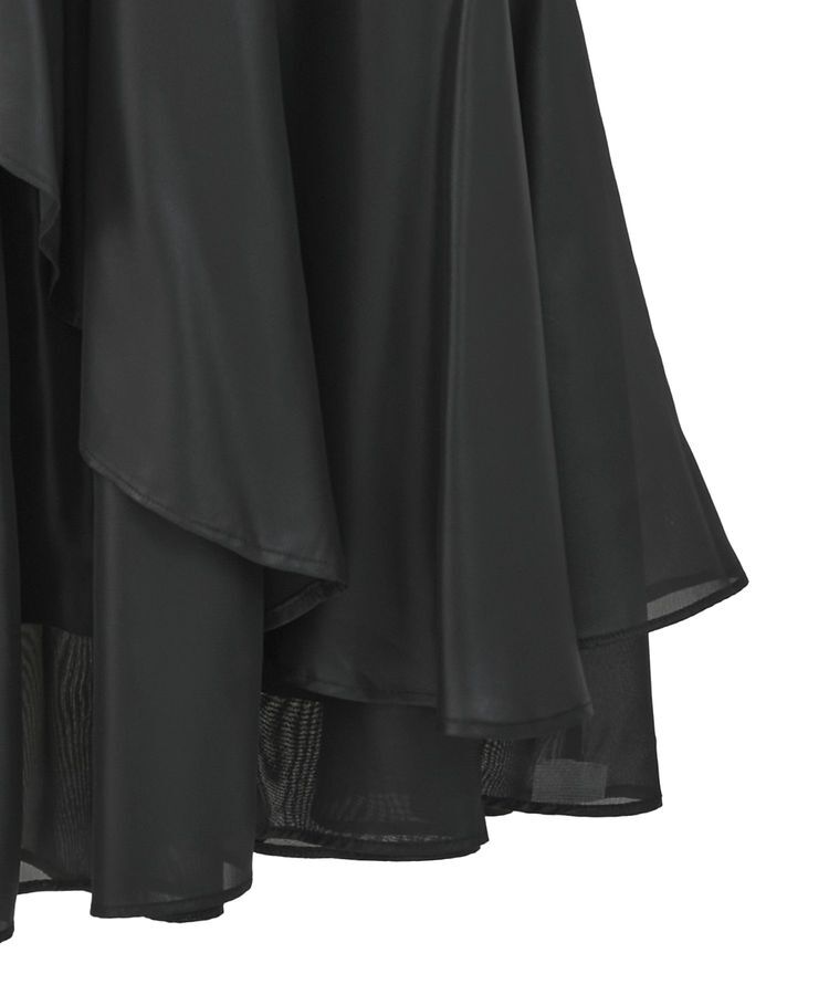 earth music&ecology「シャイニーラッフルスカート」|フレア|