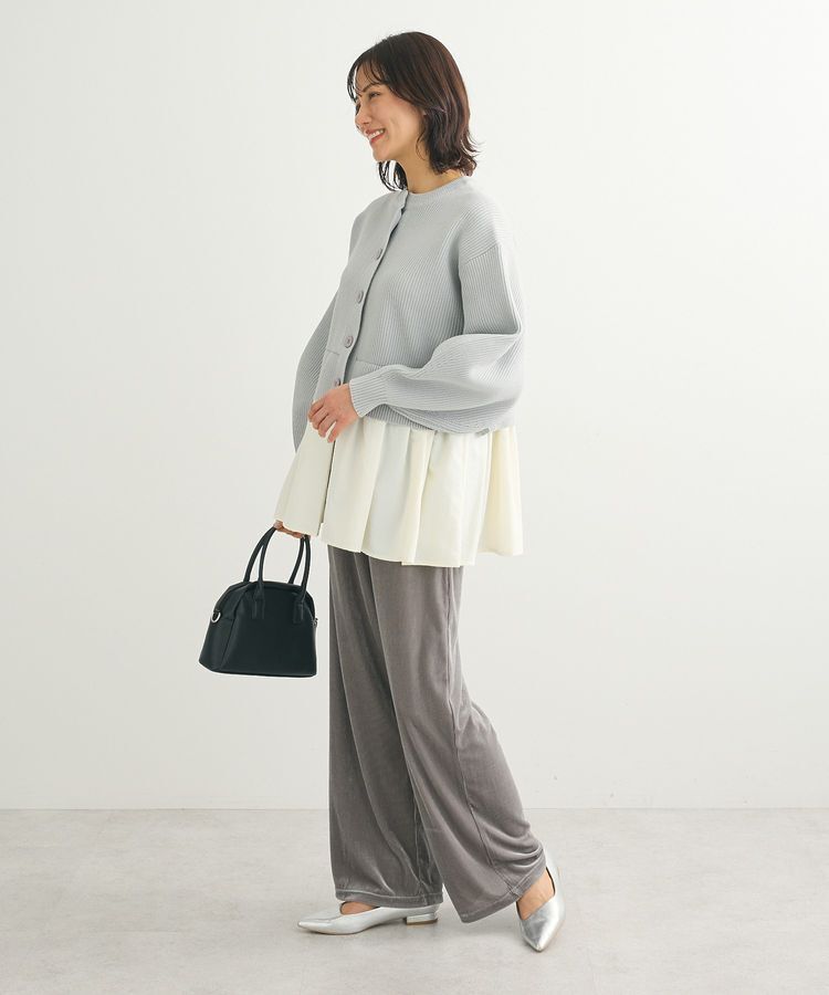 Green Parks「・ELENCARE DUE スソレイヤーニットカーディガン」|カーディガン|