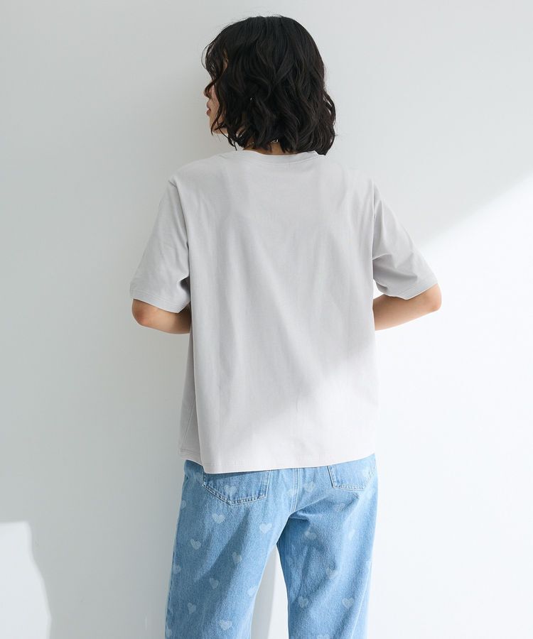 Green Parks「箔プリントフェミニンロゴTシャツ」|Tシャツ・カットソー|