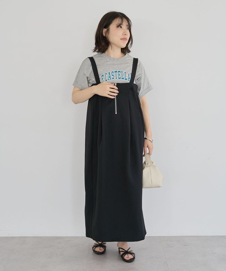 Green Parks「袖折り返しカレッジTシャツ」|Tシャツ・カットソー|