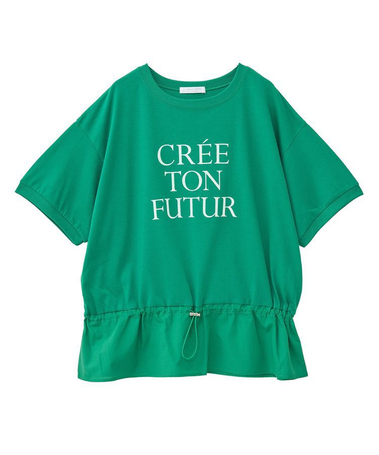 Green Parks「ウエストドロストドッキングロゴプルオーバー」|Tシャツ・カットソー|