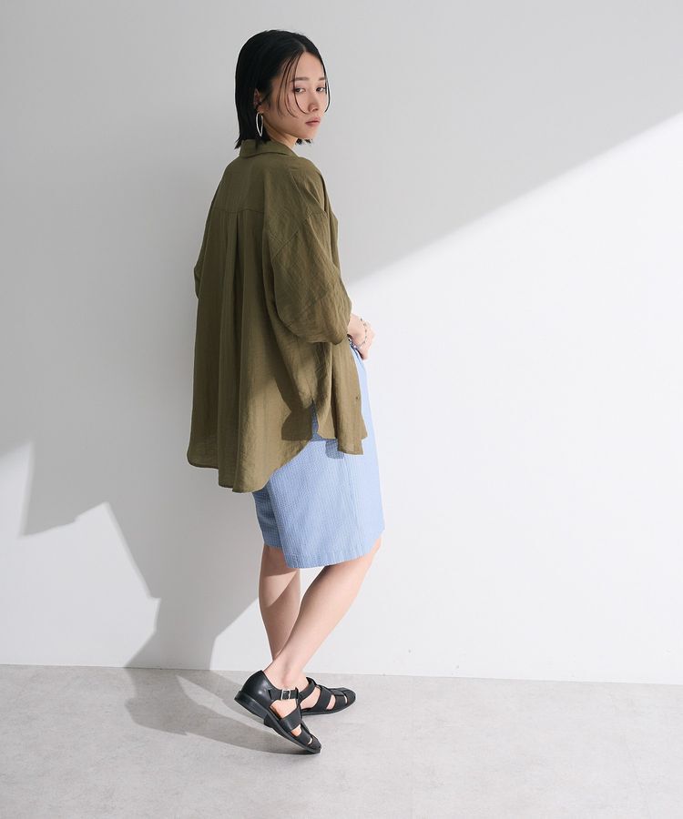 Green Parks「・ELENCARE DUEシアーボリュームスリーブシャツ」|シャツ・ブラウス|