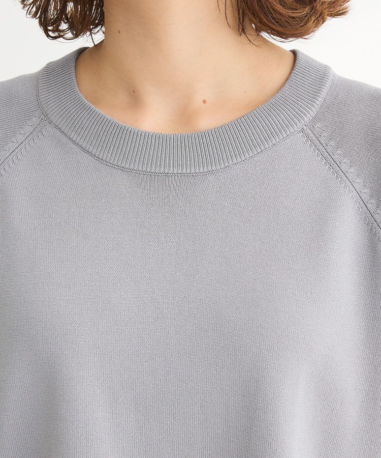 Green Parks「トレーナー風ニットプルオーバー」|ニット・セーター|