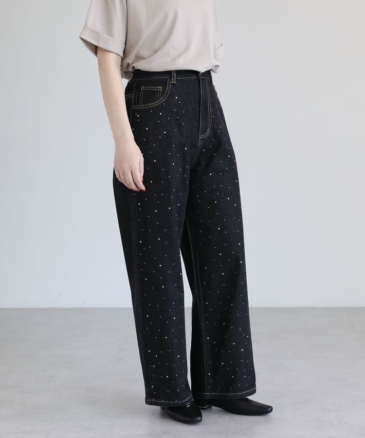 Green Parks「・ELENCARE DUE ラインストーンデニム」|デニム|