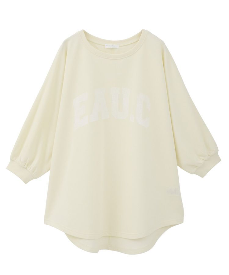 Green Parks「7分袖ミニ裏毛ドルマンロゴプルオーバー」|Tシャツ・カットソー|