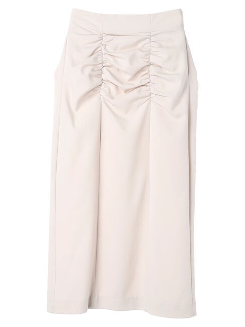 YECCA VECCA「シャーリングロングナロースカート」|スカート|