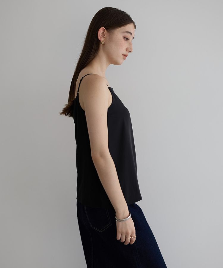 YECCA VECCA「ボートネックサテンキャミ」|インナー|