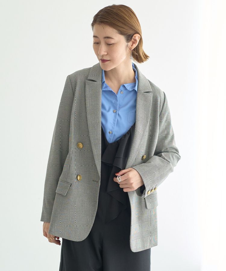 YECCA VECCA「金釦テーラードジャケット」|テーラードジャケット|