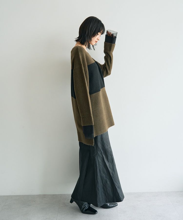 Editt by YECCA VECCA「レザーライクマーメイドスカート」|スカート|