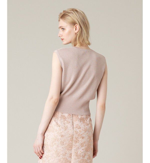 LOULOU WILLOUGHBY「【LOULOU WILLOUGHBY】リブコルセットラメプルオーバー」|その他|