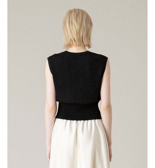 LOULOU WILLOUGHBY「【LOULOU WILLOUGHBY】リブコルセットラメプルオーバー」|その他|