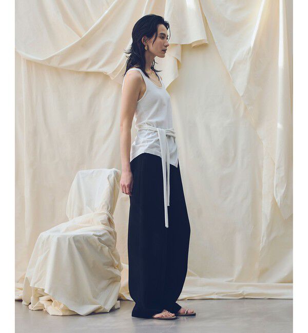 allureville「トリッカーダブルクロスバルーンパンツ」|チノ|