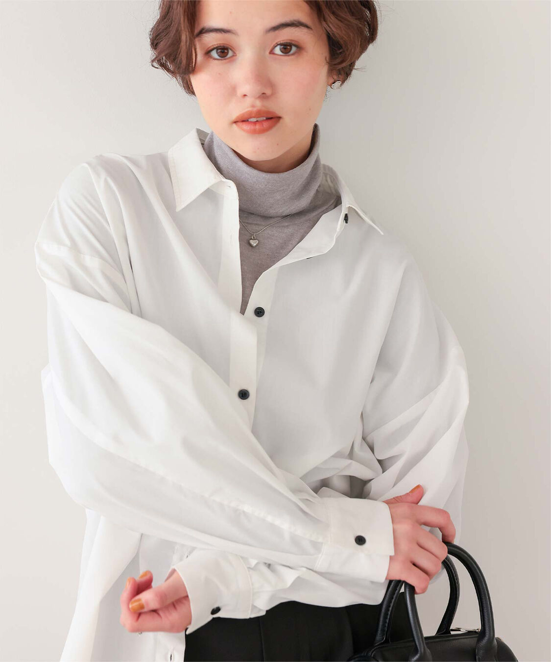 titivate「着心地抜群シアーハイネックトップス」|Tシャツ・カットソー|