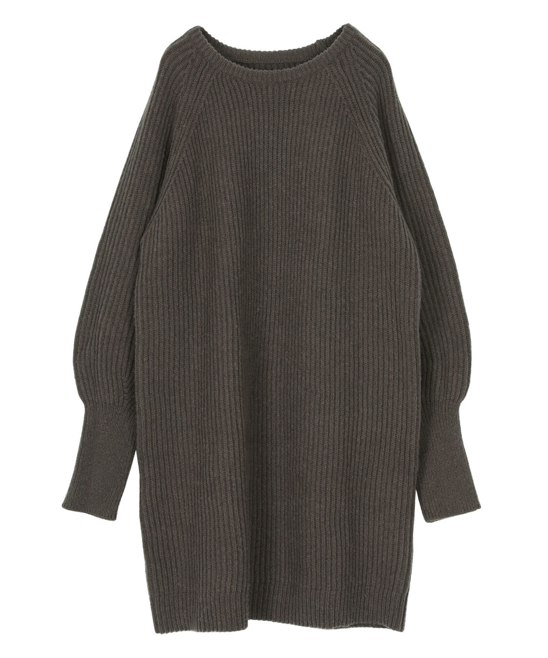 titivate「ボリュームスリーブニットミニワンピース」|ワンピース|