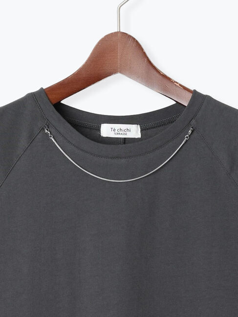 Te chichi TERRASSE「ネックレス付きTシャツ」|Tシャツ・カットソー|