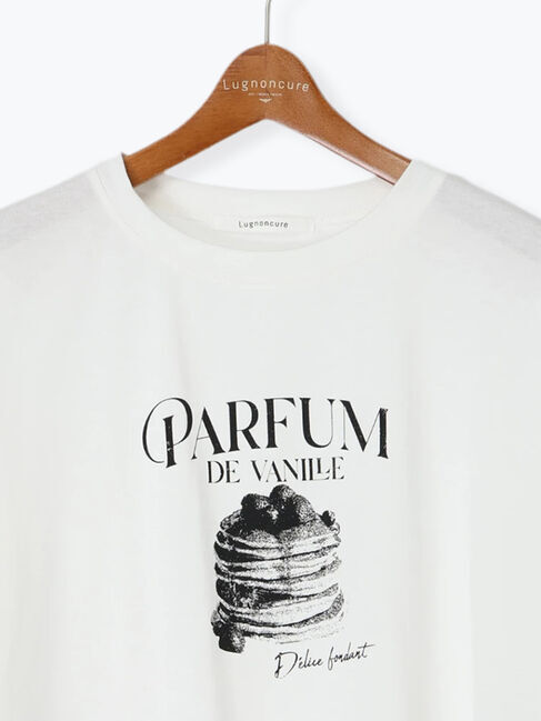Lugnoncure「パンケーキモチーフTシャツ」|Tシャツ・カットソー|