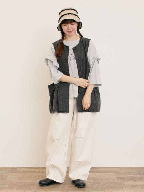 Samansa Mos2「フリルニットハット」|その他|