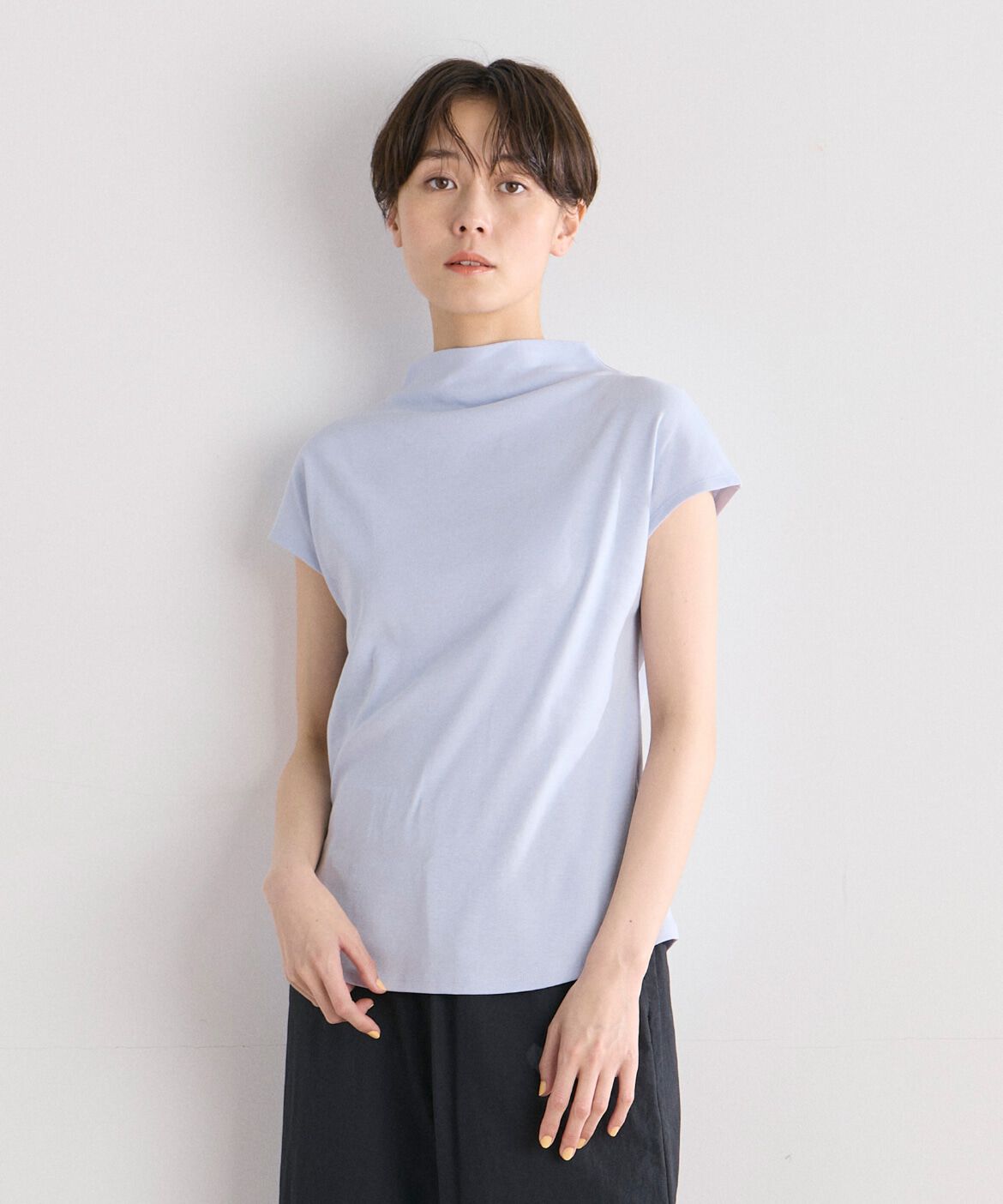 DAY by DAY it&rsquo;s international「ボトルネックカットソー《スビン綿MIXフライス》」|Tシャツ・カットソー|サックス3