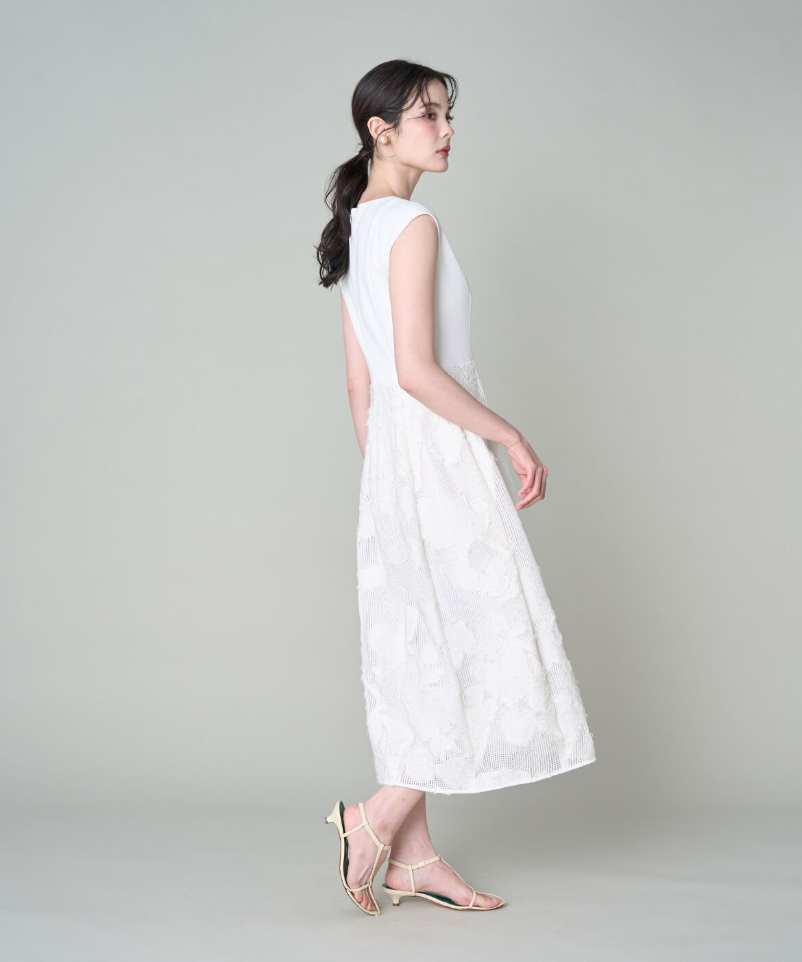 la veille by SUPERIOR CLOSET「異素材ワンピース」|ワンピース|