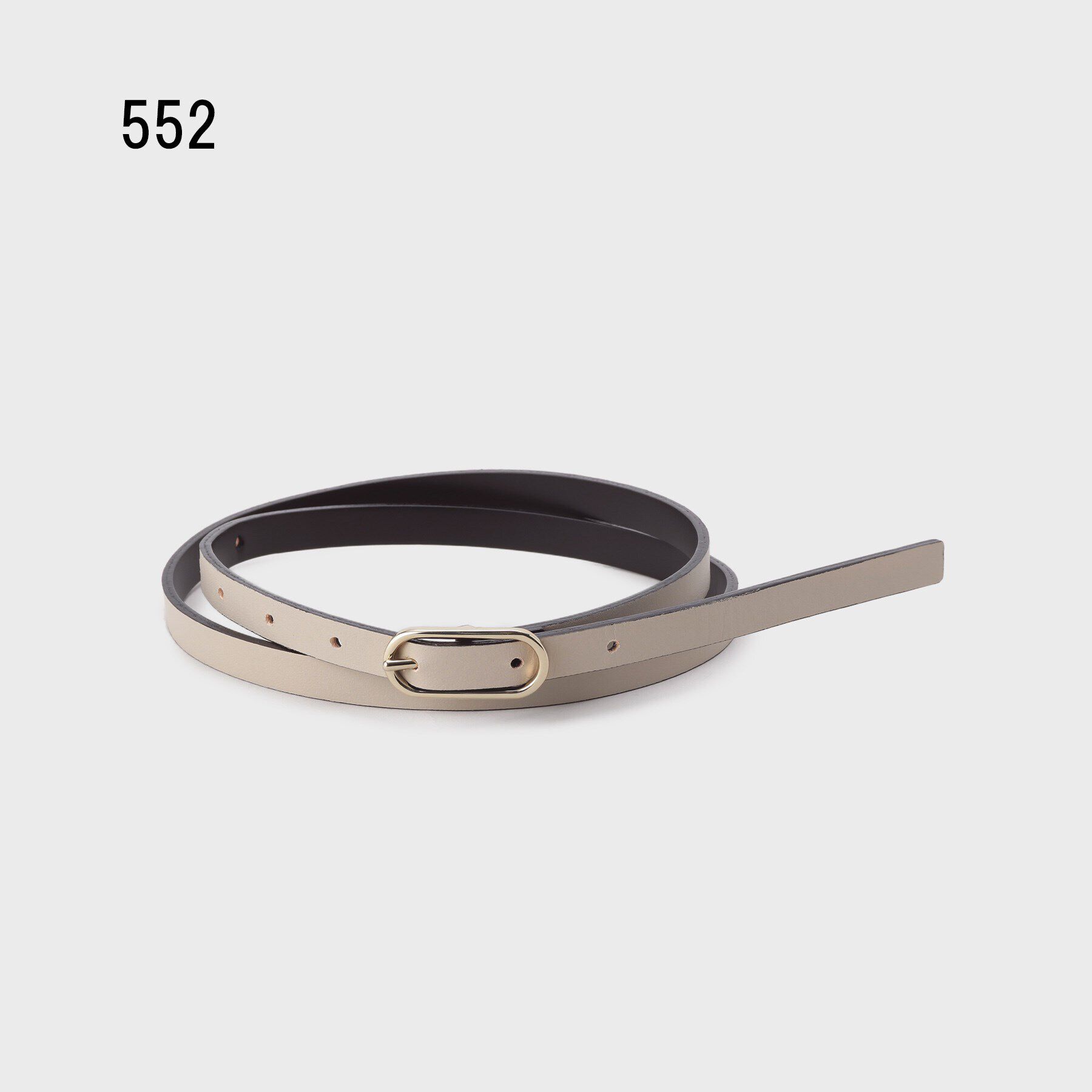 UNTITLED「【追加/本革/日本製】オーバルベルト12mm」|ベルト|