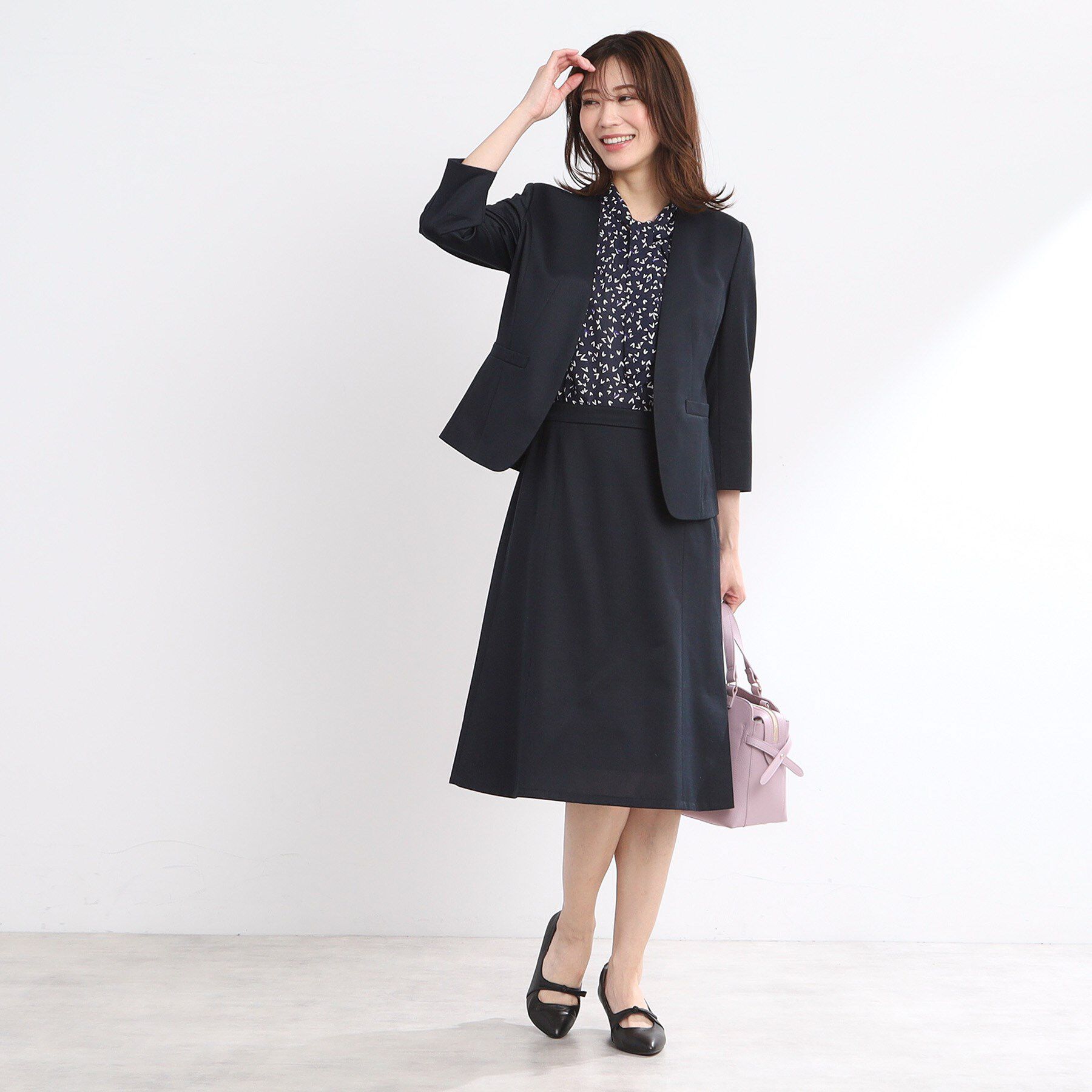 Reflect「【匠シリーズ／洗える】匠ジャケット／ノーカラー」|ノーカラージャケット|