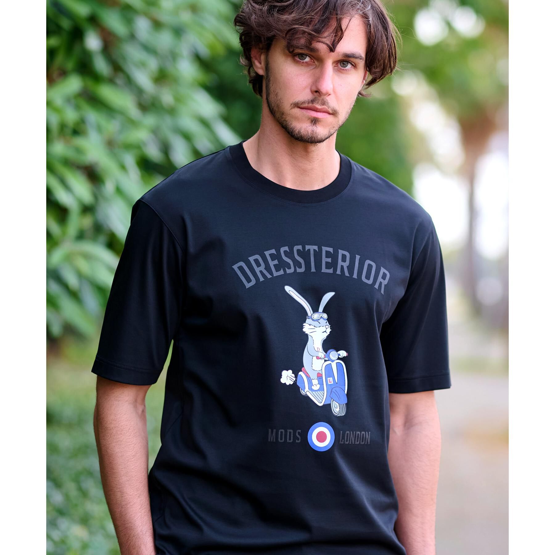 DRESSTERIOR「【接触冷感/抗菌防臭/消臭/Safari5月号掲載】ICE CLEAR COTTON ロンドンラビッ」|Tシャツ・カットソー|