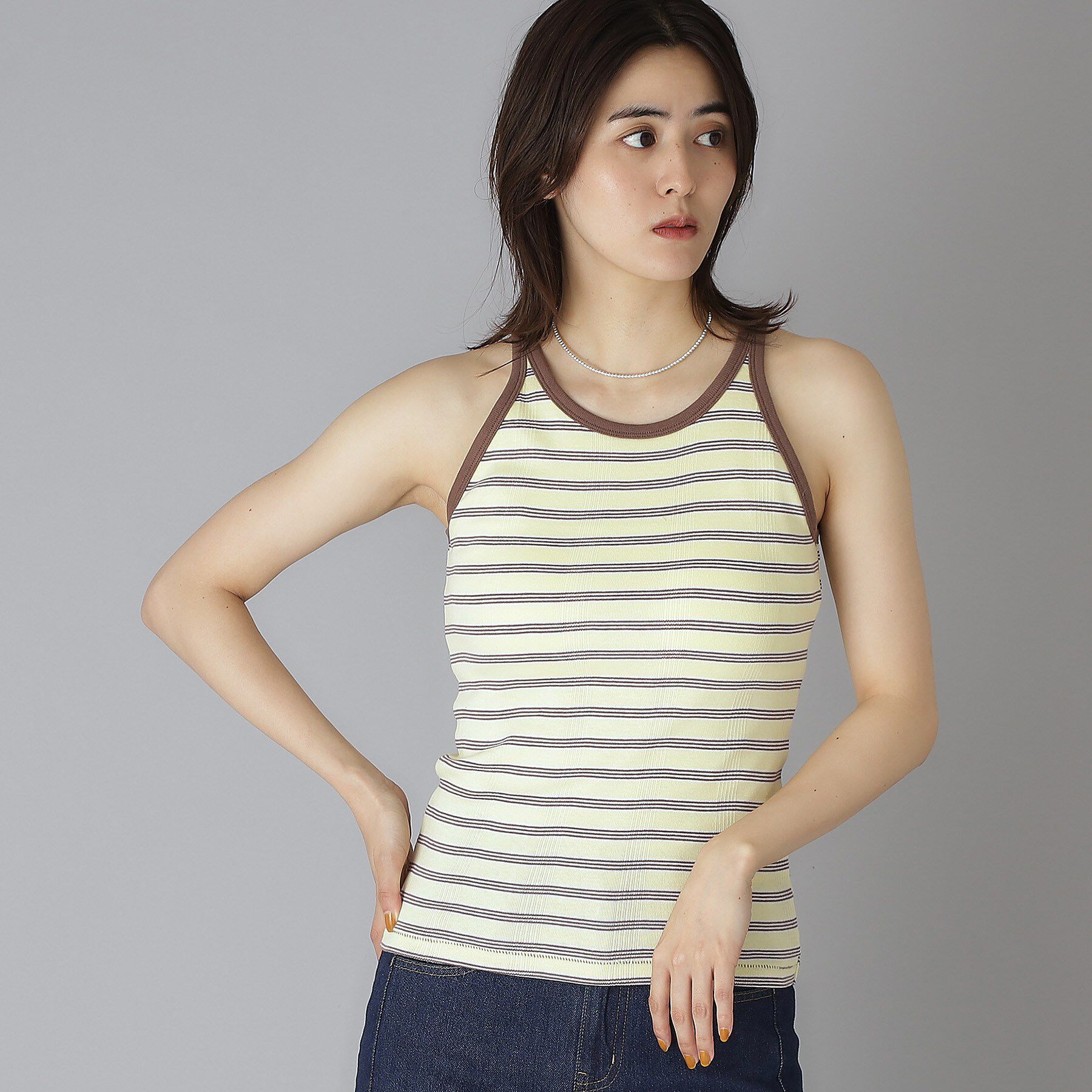 DRESSTERIOR「Robert．P．Miller（ロベルト・ピー・ミラー）Prib A／S タンクトップ」|キャミソール|