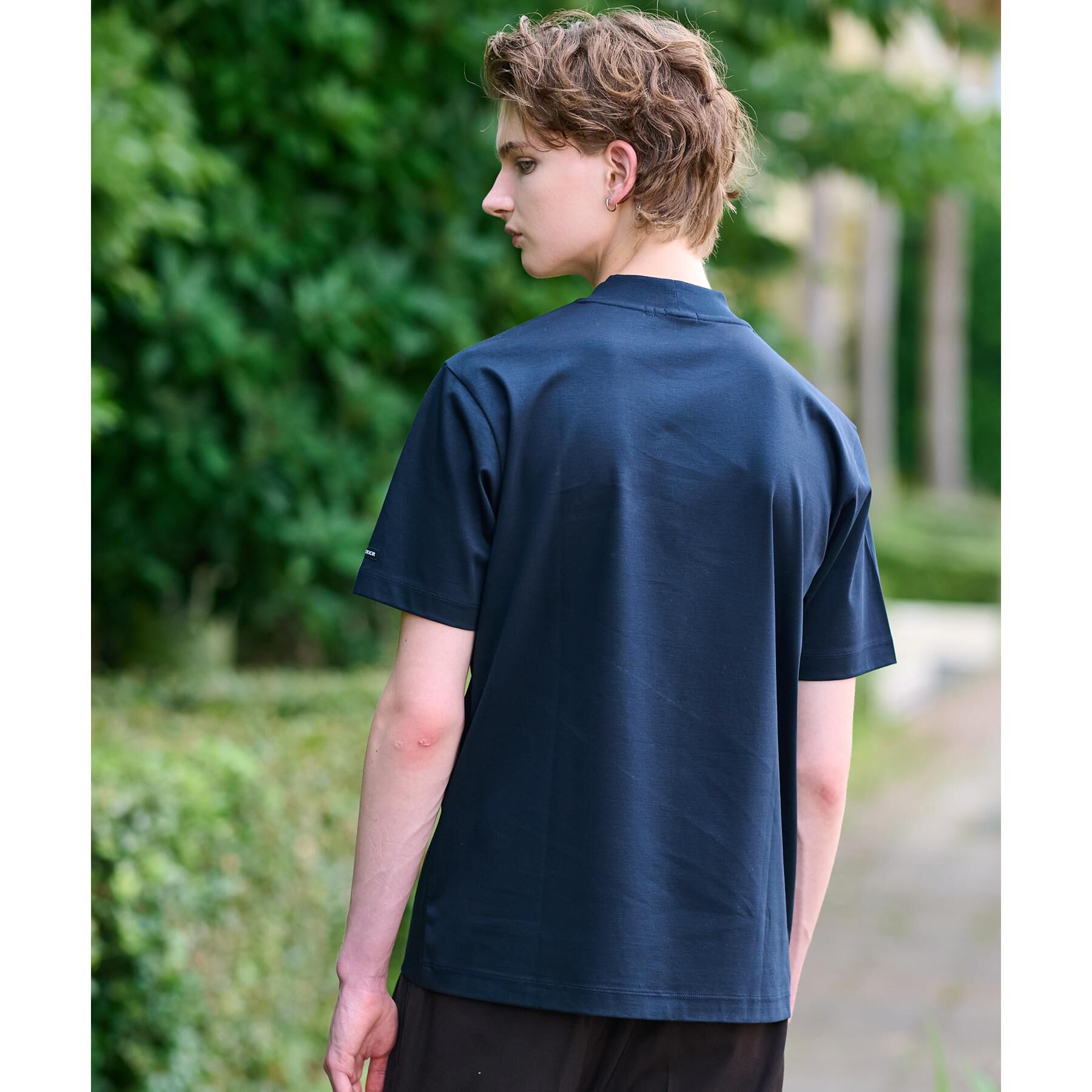 DRESSTERIOR「【接触冷感/抗菌防臭/消臭】ICE CLEAR COTTON モックネックT」|Tシャツ・カットソー|