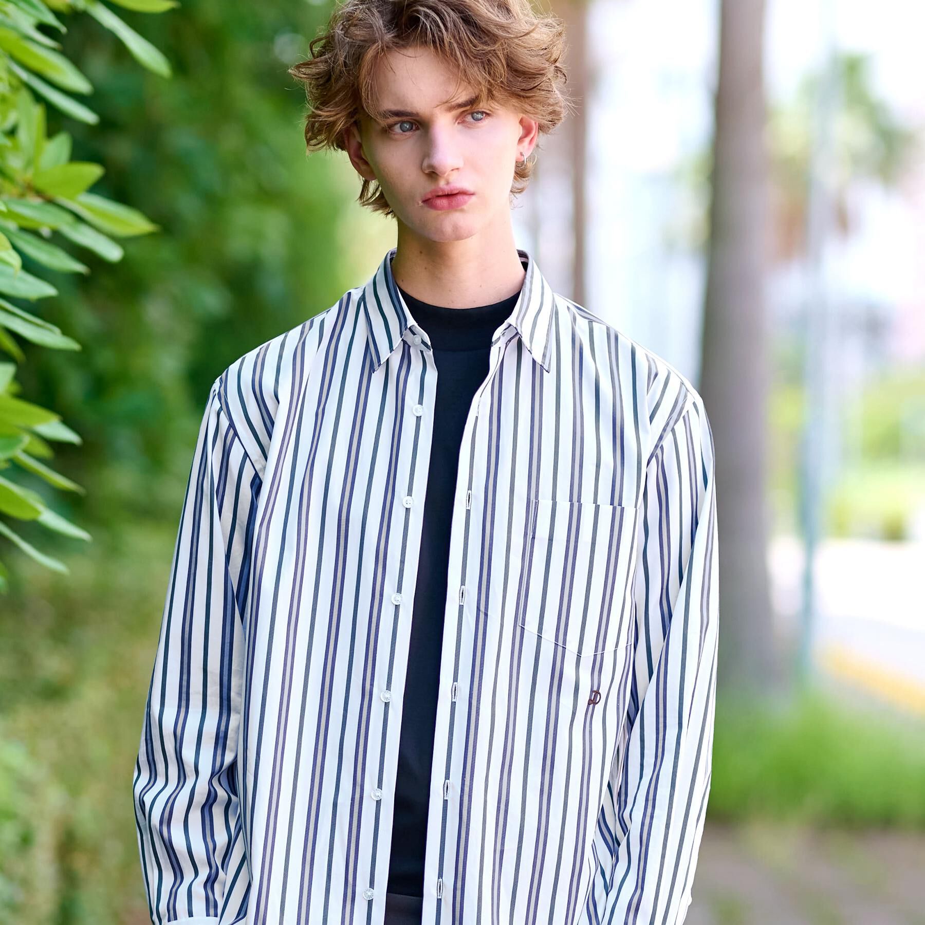 DRESSTERIOR「THOMAS MASON ストライプシャツ」|シャツ・ブラウス|