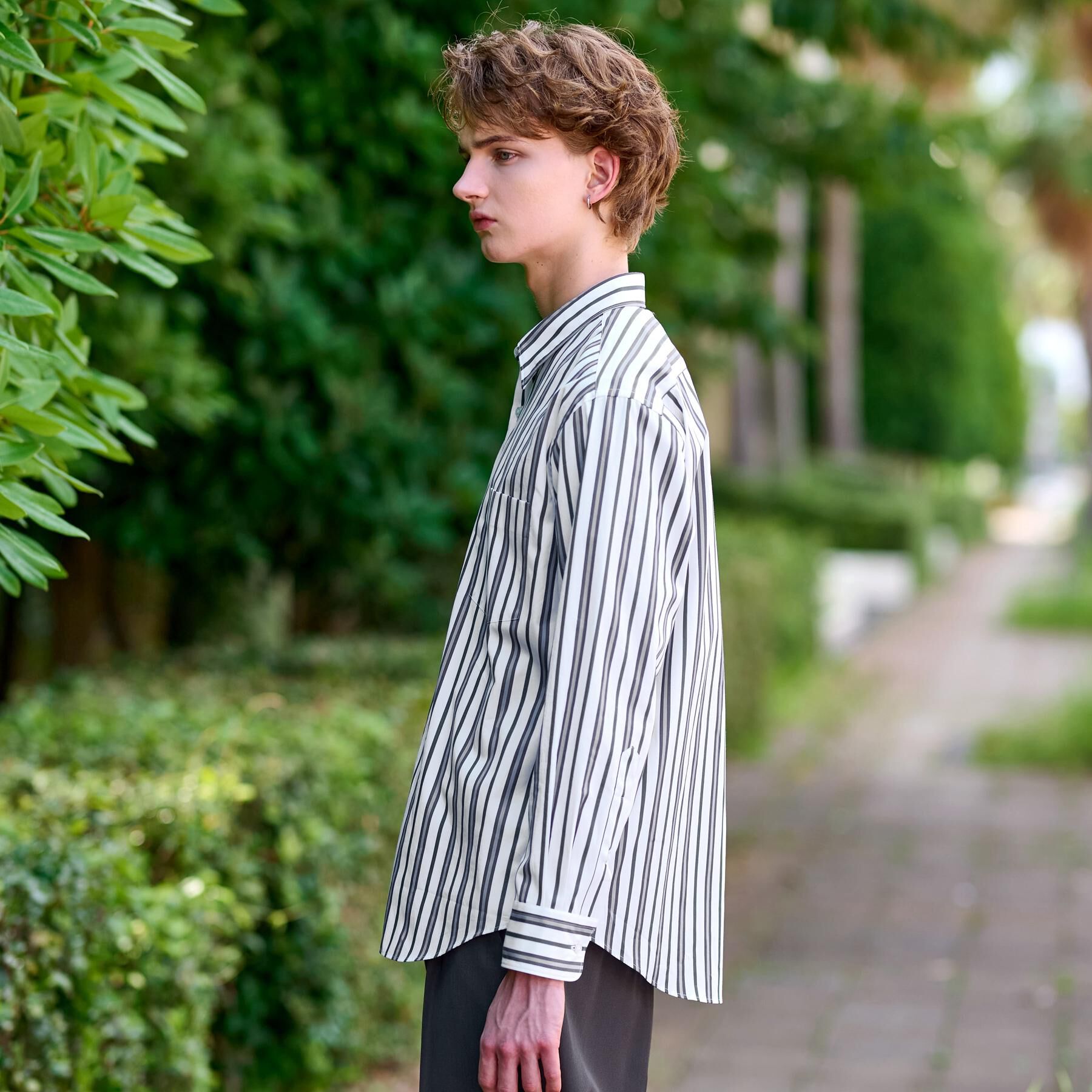 DRESSTERIOR「THOMAS MASON ストライプシャツ」|シャツ・ブラウス|