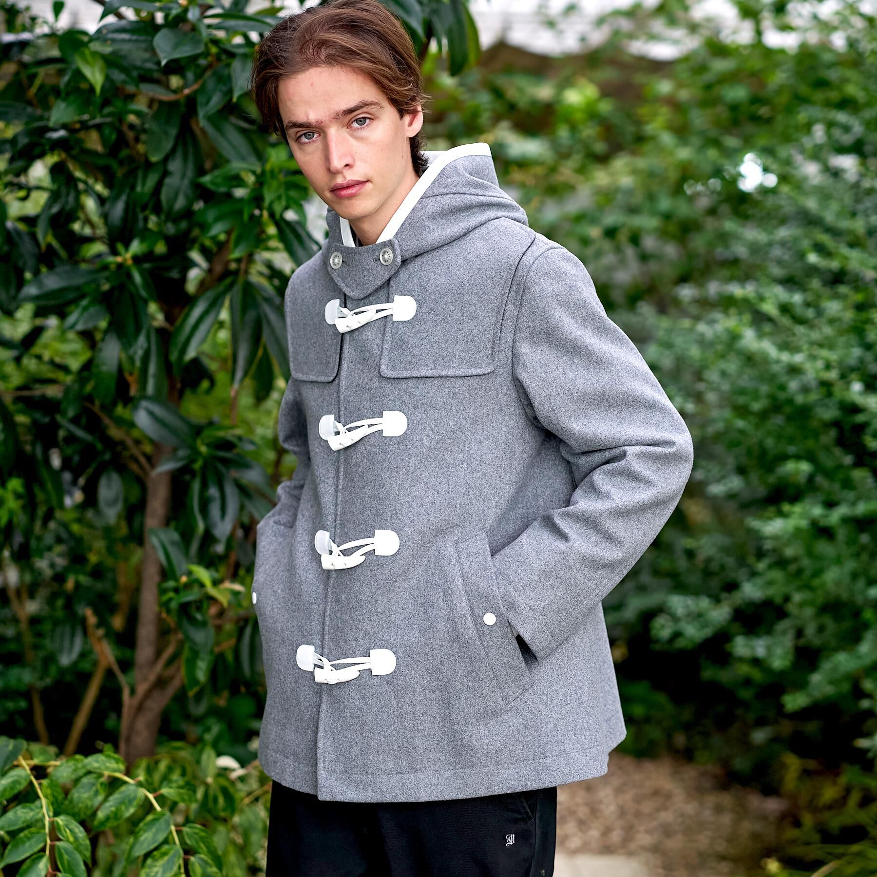 DRESSTERIOR「【Safari12月号掲載】グレー メルトンダッフルジャケット」|ダッフルコート|グレー(012)