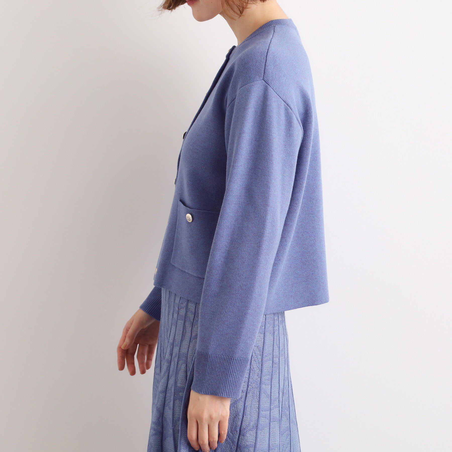 grove「【SET UP対応】ジャケットライク総針カーディガン」|カーディガン|