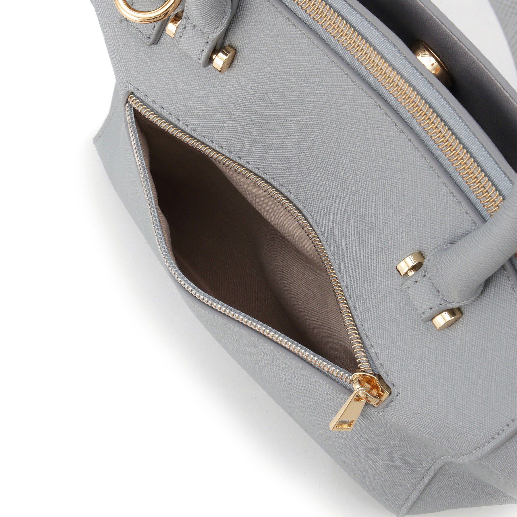 grove「【人間工学】タテZipバーハンドル2WAYトート」|トートバッグ|