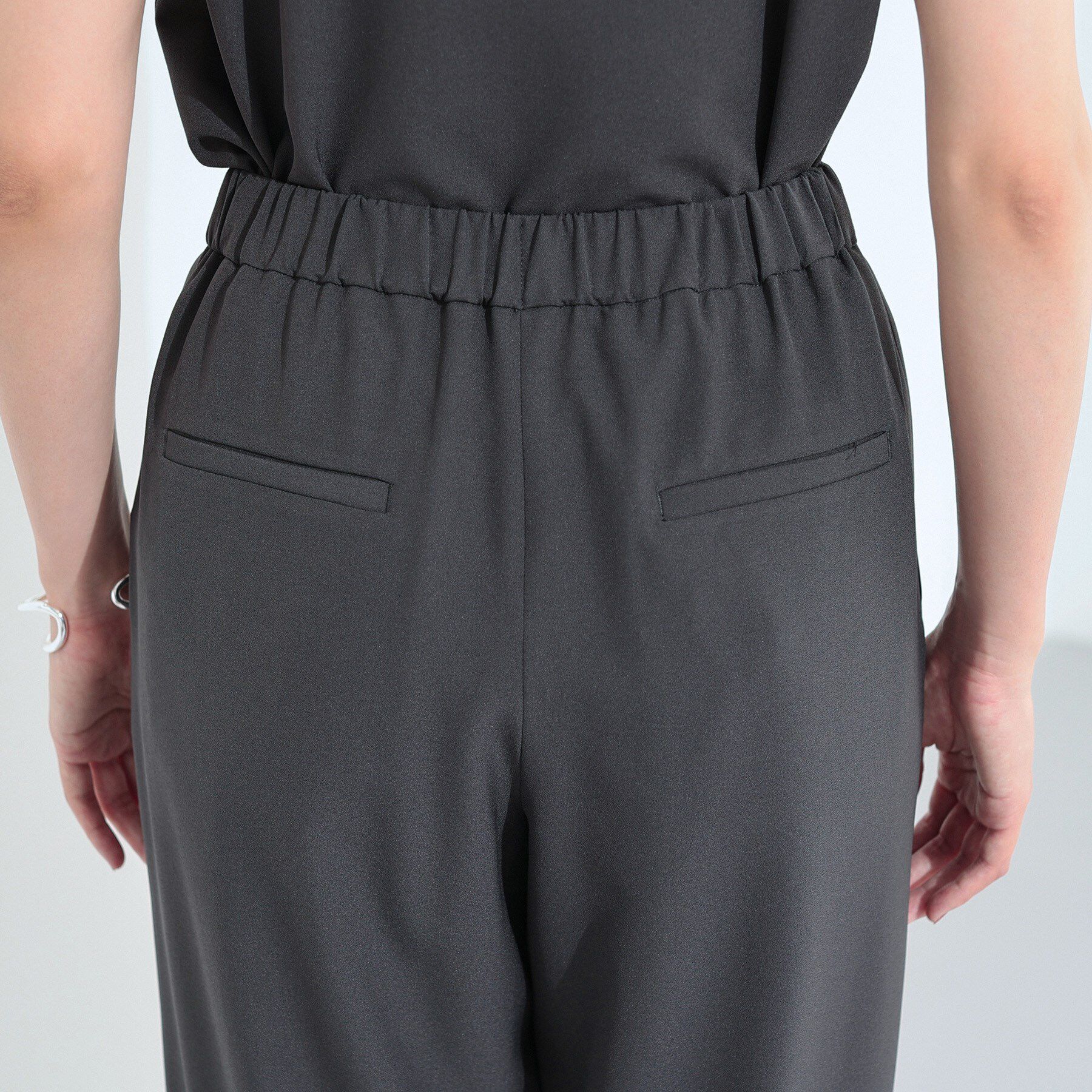 INDIVI「【UVケア／SETUP可能】エアリージョーゼット ワイドパンツ」|その他|