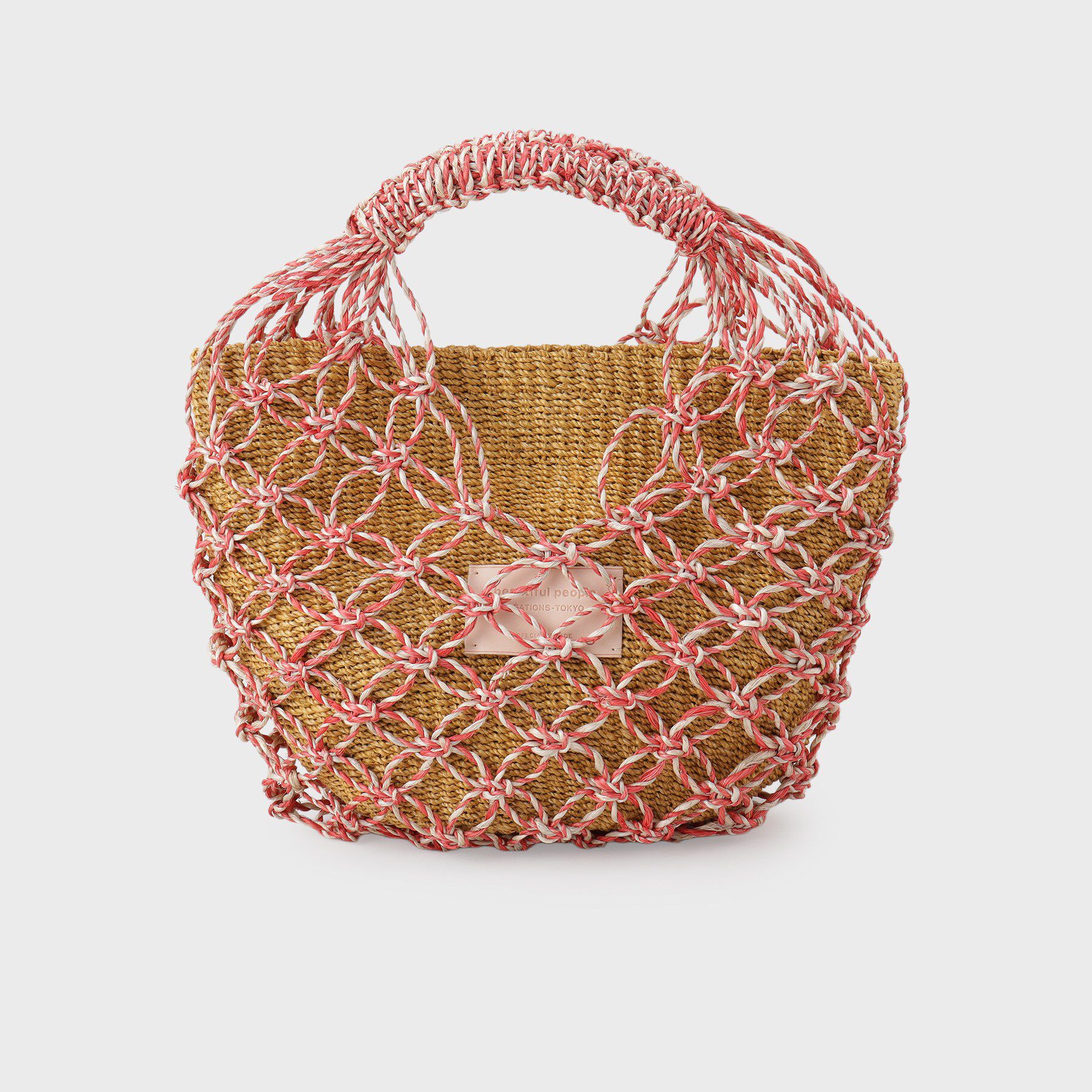 GALLEST「【beautiful people】abaca twist bag S」|ハンドバッグ|レッド(062)