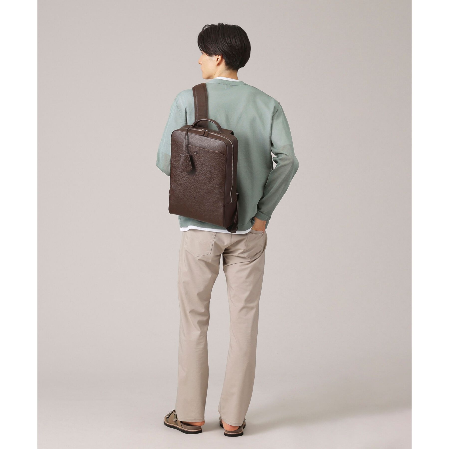 TAKEO KIKUCHI「フルベジタブルレザー バックパック」|リュック|