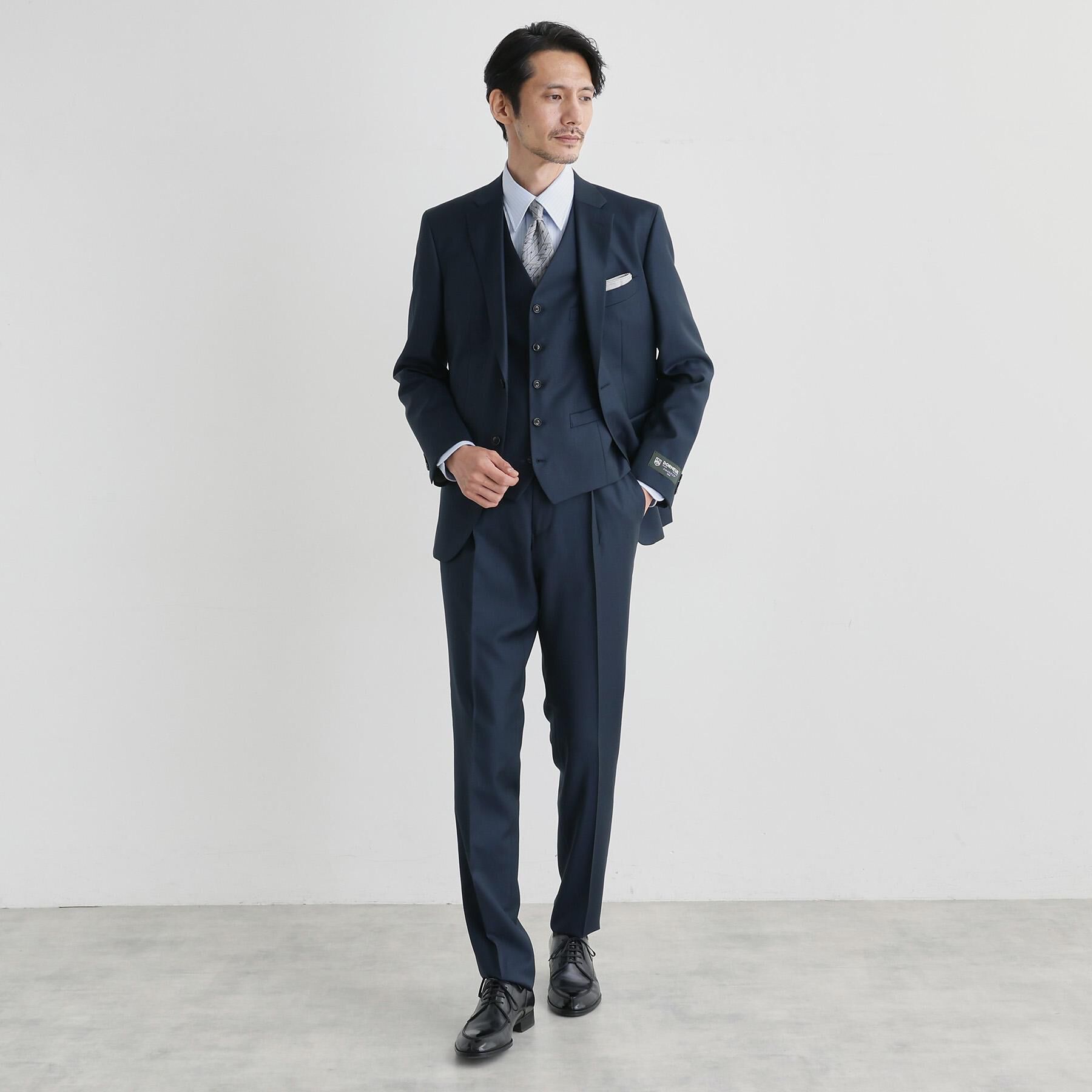 TAKEO KIKUCHI「ドーメル サージ ベスト」|スーツ|