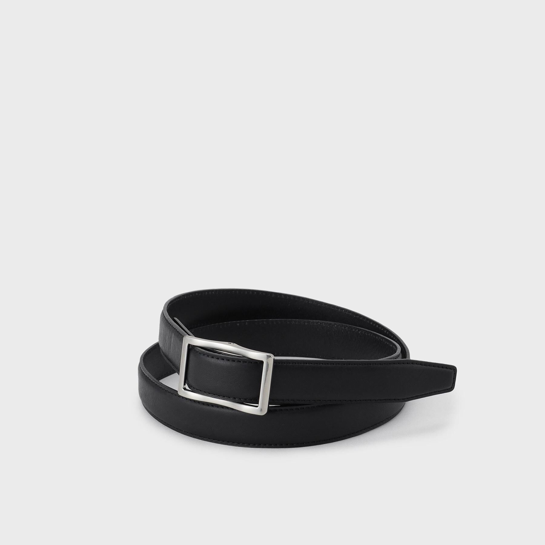 TAKEO KIKUCHI「フリコ ナローベルト」|ベルト|ブラック(019)